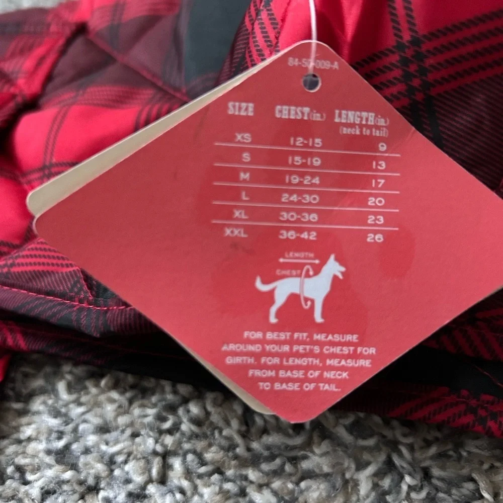 St. John’s Bark NWT checkered quilted vest Size small